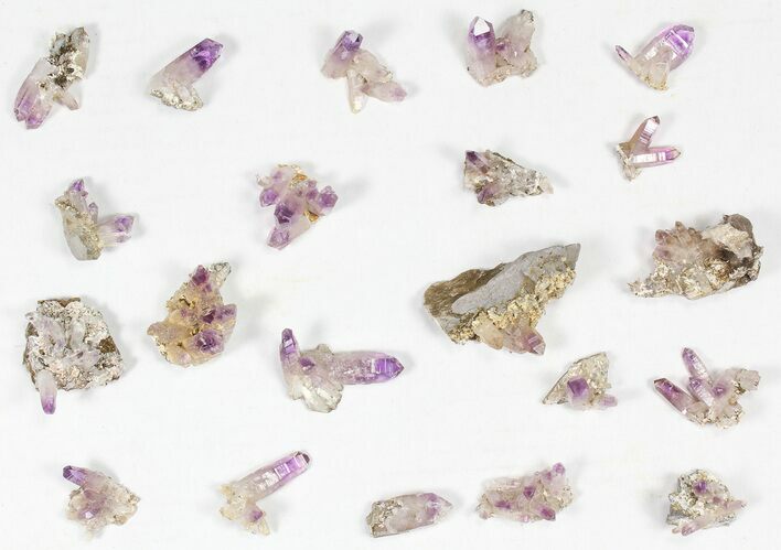 Lot: Small Veracruz Amethyst Clusters - Pieces #80630